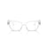 VERSACE 3367U 148 - Transparent Cateye Eyeglasses for Women