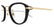 MONT BLANC 336 001 - Black Square Eyeglasses for Men