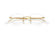 RAY BAN 3767V 2500 - Gold Oval Eyeglasses for Men