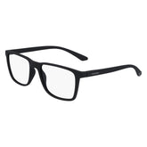 CALVIN KLEIN 19573 001 - Black Rectangle Eyeglasses for Men