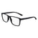 CALVIN KLEIN 19573 001 - Black Rectangle Eyeglasses for Men