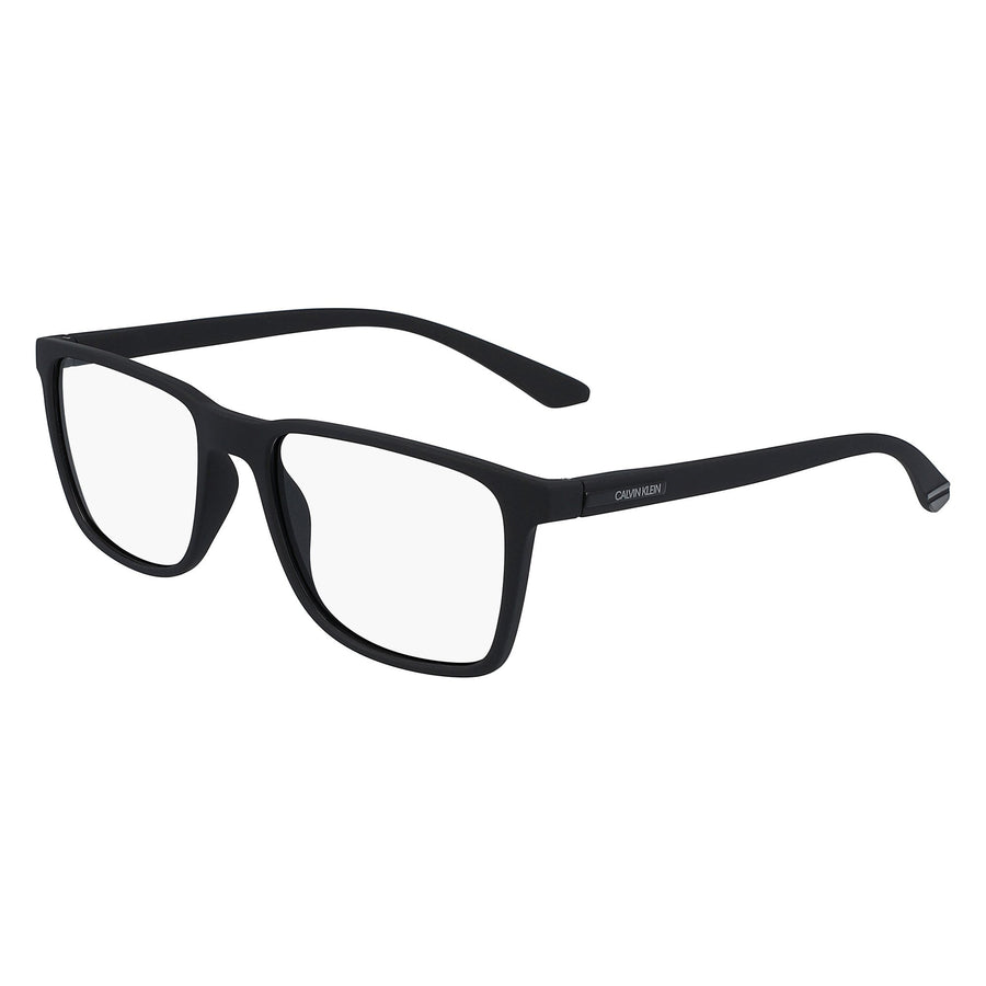 CALVIN KLEIN 19573 001 - Black Rectangle Eyeglasses for Men