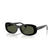 RAY BAN 2221 901/31 - Black Rectangle Sunglasses for Women