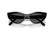 VOGUE 5655SU W44/87 - Black Rectangle Sunglasses for Women