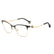CAROLINA HERRERA HER 0398 RHL - Black Cateye Eyeglasses for Women