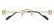 CARTIER CT0563 001 - Gold Rectangle Eyeglasses for Men