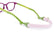 NANO PIXEL & CLIP 3071146SC - Mauve Square Eyeglasses for Kids