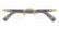 CARTIER CT0537 001 - Gold Rectangle Eyeglasses for Men
