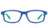 NANO CREW & CLIP 3021646SC - Blue / Navy Rectangle Eyeglasses for Kids