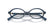 MIU MIU 01XV 08Q1O1 - Blue / Navy Oval Eyeglasses for Women