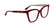 CALVIN KLEIN 24550 MAG-SET+CLIP 605 - Red Cateye Eyeglasses for Women