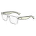 CALVIN KLEIN JEANS 25302 971 - Transparent Rectangle Eyeglasses for Kids