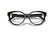 VERSACE 3384 GB1 - Black Round Eyeglasses for Women