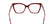 CALVIN KLEIN 24550 MAG-SET+CLIP 605 - Red Cateye Eyeglasses for Women