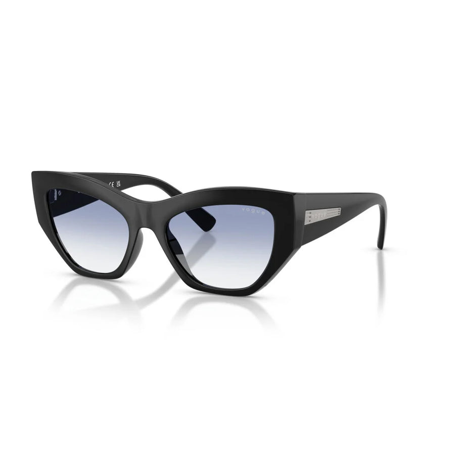 VOGUE 5607S W44/19 - Black Cateye Sunglasses for Women