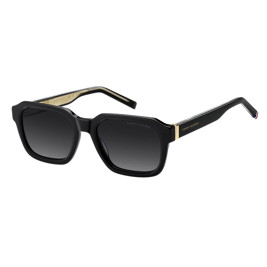 TOMMY HILFIGER TH 2310/S 807 - Black Square Sunglasses for Men