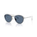 GIORGIO ARMANI 6068 300380 - Oxide / Gunmetal Round Sunglasses for Men