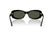 RAY BAN 2221 901/31 - Black Rectangle Sunglasses for Women