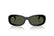 RAY BAN 2221 901/31 - Black Rectangle Sunglasses for Women