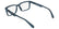 CALVIN KLEIN JEANS 26612 400 - Blue / Navy Rectangle Eyeglasses for Men