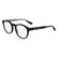 CALVIN KLEIN 24551MAG-SET+CLIP 001 - Black Round Eyeglasses for Men