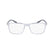 CALVIN KLEIN 19573 970 - Transparent Rectangle Eyeglasses for Men