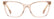 CAROLINA HERRERA HER 0395/G FWM - Brown Cateye Eyeglasses for Women