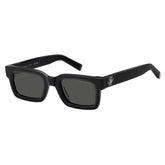 TOMMY HILFIGER TH 2368/S 807 - Black Rectangle Sunglasses for Men
