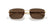 RAY BAN 3768 001/73 - Gold Rectangle Sunglasses for Men