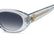 TOMMY HILFIGER TH 2344S MVU - Transparent Oval Sunglasses for Women