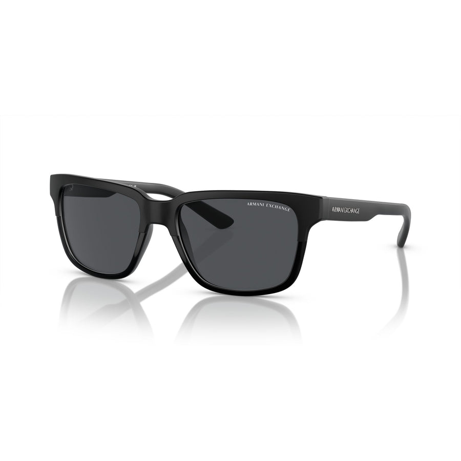 ARMANI EXCHANGE 4026S 812287 - Black Square Sunglasses for Men