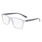 CALVIN KLEIN 19573 970 - Transparent Rectangle Eyeglasses for Men