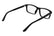 CALVIN KLEIN 25546 001 - Black Rectangle Eyeglasses for Men