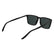CALVIN KLEIN 25505S 001 - Black Rectangle Sunglasses for Men