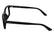 CALVIN KLEIN 25546 001 - Black Rectangle Eyeglasses for Men