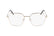 DKNY 1033N 717 - Gold Geometric Eyeglasses for Women