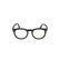 TOM FORD 5993-B+CLIP 001 - Black Round Eyeglasses for Men