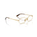 VOGUE 4341 280 - Gold Geometric Eyeglasses for Women