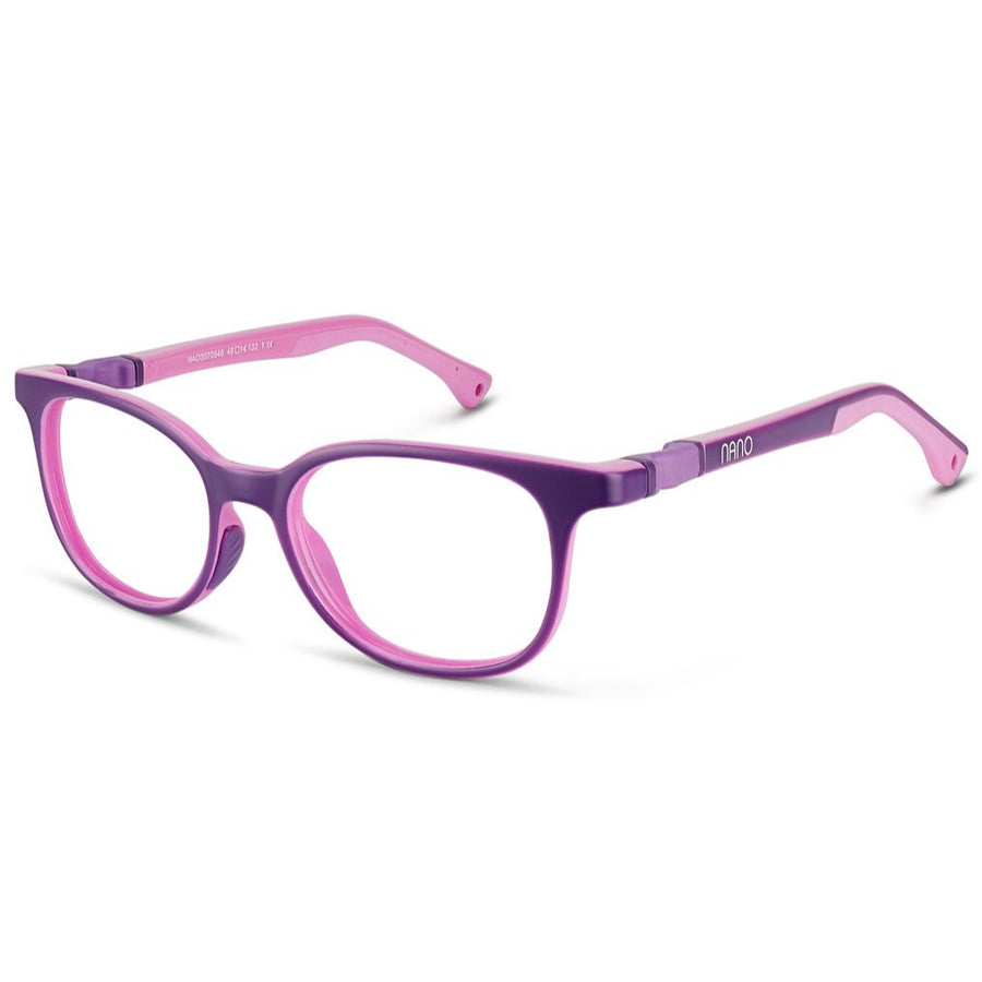 NANO PIXEL 3070546 - Mauve Square Eyeglasses for Kids