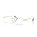 RAY BAN 8781D 1251 - Gold Rectangle Eyeglasses for Men