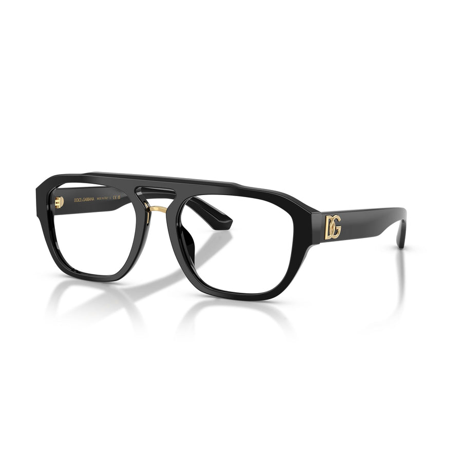 DOLCE & GABBANA 3415 501 - Black Square Eyeglasses for Men