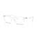RAY BAN 7047 2001 - Transparent Rectangle Eyeglasses for Men