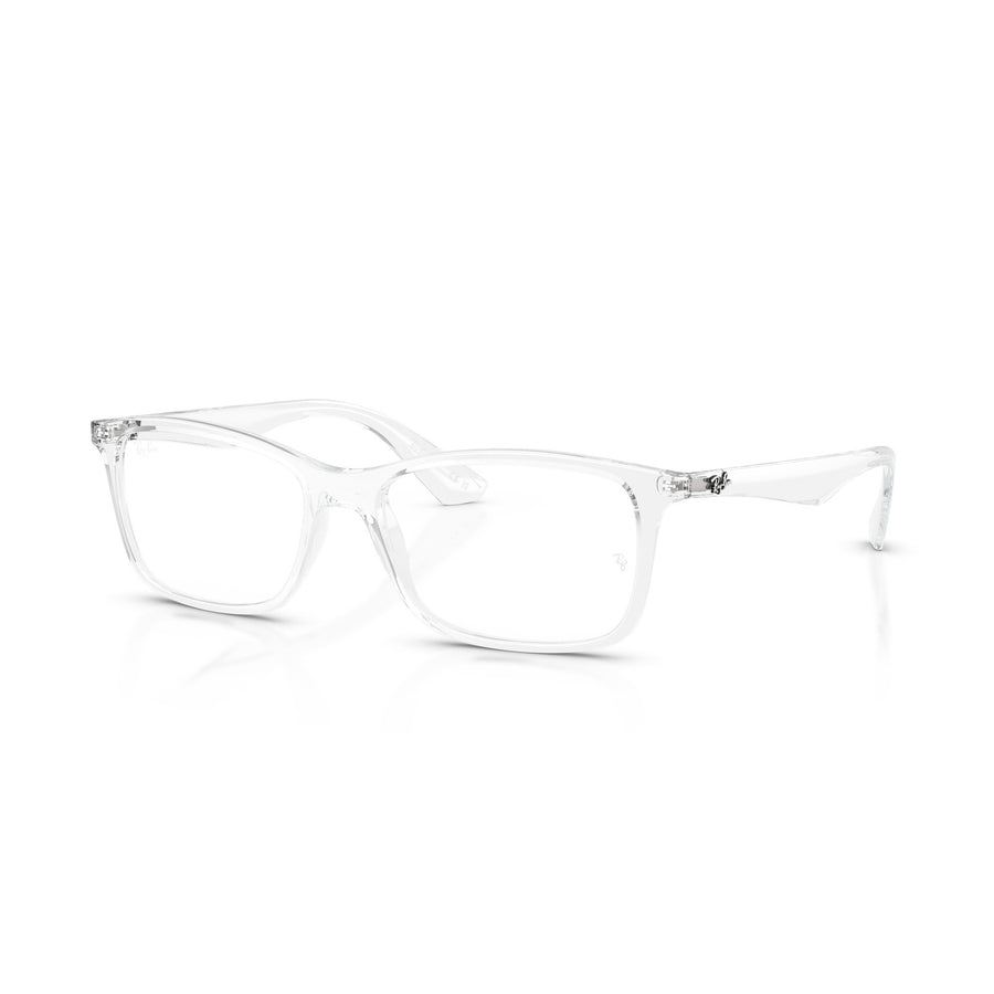 RAY BAN 7047 2001 - Transparent Rectangle Eyeglasses for Men