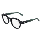 CALVIN KLEIN 25545 432 - Green / Turq Round Eyeglasses for Men