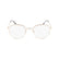 DKNY 1037N 717 - Gold Round Eyeglasses for Women