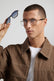 CARRERA CA 388/C 2M2 - Black Rectangle Eyeglasses for Men