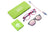 NANO POWER-UP & CLIP 3081448SC - Rose Square Eyeglasses for Kids