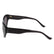 DONNA KARAN 517S 001 - Black Cateye Sunglasses for Women