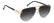 CARRERA CARRERA 1087/S RHL - Black Aviator Sunglasses for Men
