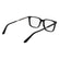 CALVIN KLEIN 25517 001 - Black Rectangle Eyeglasses for Men